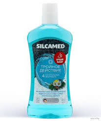 Ополаскиватель для полости рта SILCAMED Тройное действие 500 мл