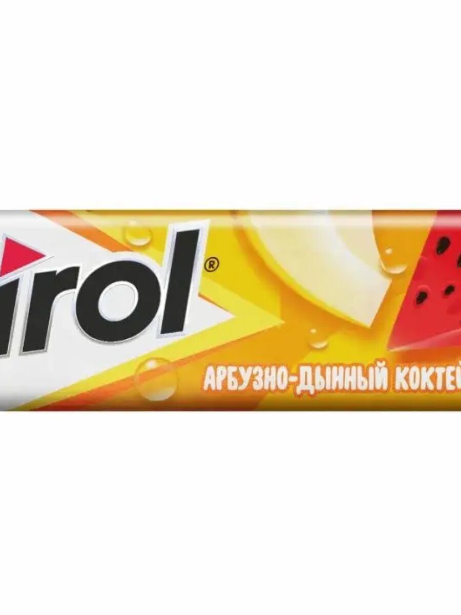 Жевательная резинка ДИРОЛ Арбузно-дынный коктейль 13,6г*30шт