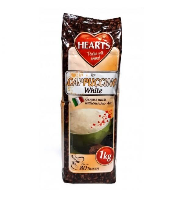 Капучино Кофейный напиток HEARTS WHITE 1000г