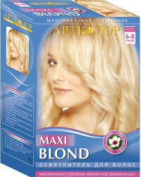 Средство для осветления волос АРТКОЛОР MAXI BLOND 30 г + 75 мл