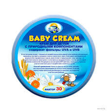 Крем для детей с природными компонентами фактор 30 Baby Cream детской серии Sowelu  200 мл