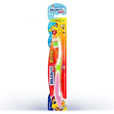 Детская зубная щетка SILCAMED Putzi Kids мягкая от 3 до 9 лет