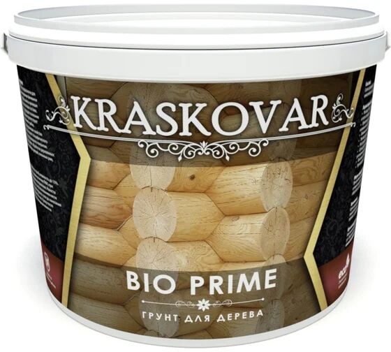 Грунт для дерева Kraskovar BioPrime 0,9 л белый