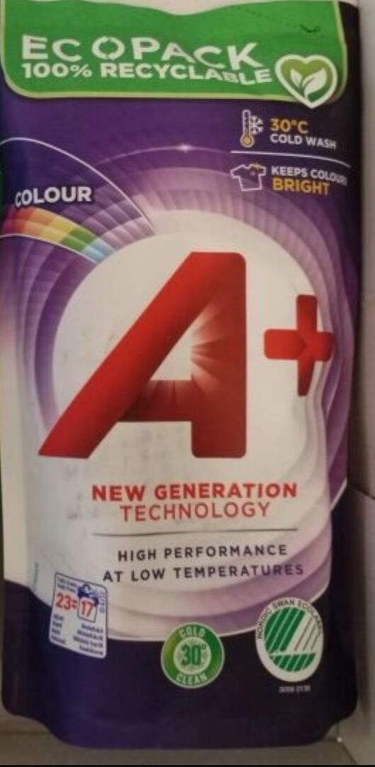 Гель А+ для стирки Color для цветного белья 920 мл (дойпак), 17 стирок
