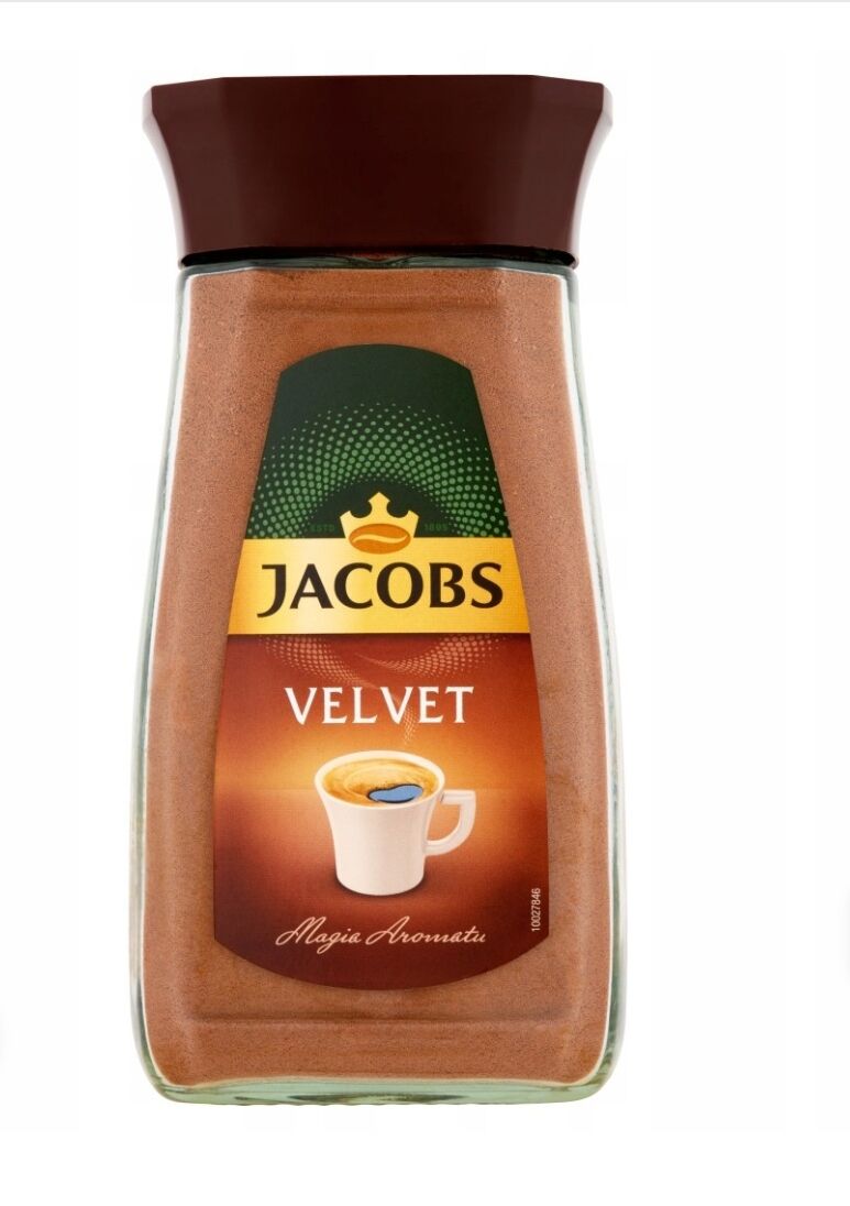 Кофе растворимый JACOBS Velvet 200 гр в стеклянной банке