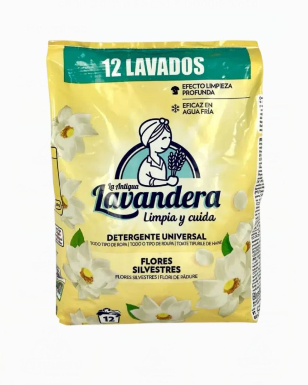 Порошок стиральный унив. LA ANTIGUE LAVANDERA Полевые цветы, 0,66 кг  (желтый)