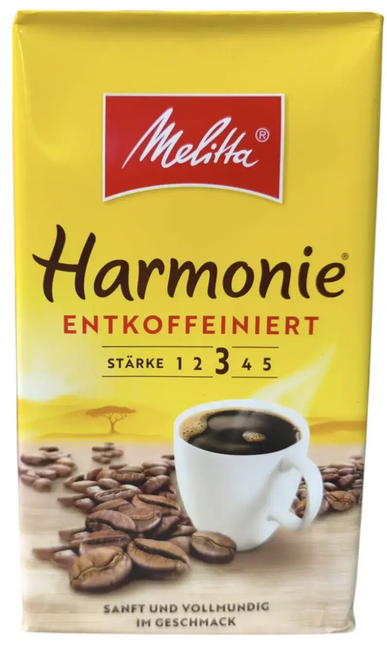 Кофе молотый Melitta Harmonie Entcofeiner 500 г