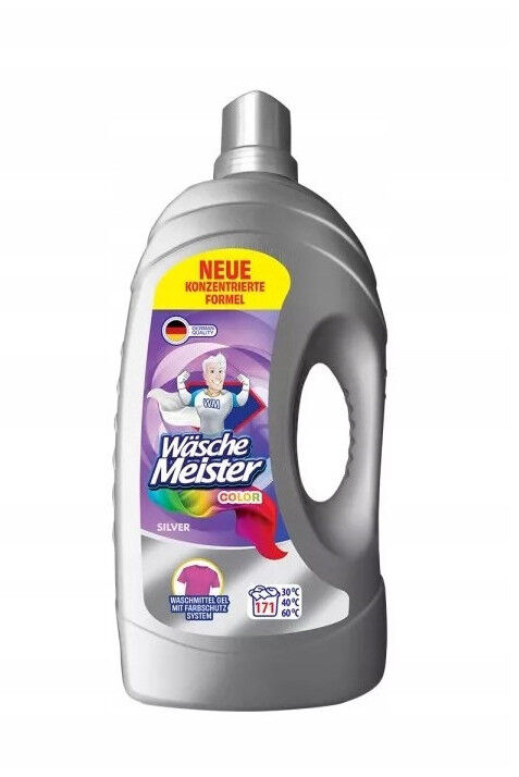 Гель для стирки цветных тканей WascheMeister Color 6 л, 171 стирка
