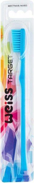 Зубная щетка Weiss TARGET Жёсткая Голубая