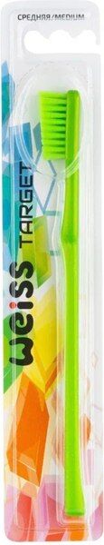 Зубная щетка Weiss TARGET Средняя Зелёная