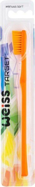 Зубная щетка Weiss TARGET Мягкая Оранжевая