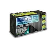Арт L010 Lemon Moon Профи на кухне Губка для посуды фреза 96х64х43, 4 шт.