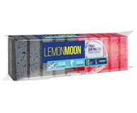 Арт L016 Lemon Moon КРАСНОЕ & ЧЕРНОЕ Губка для посуды 96х64х31 поролон, 10 шт.