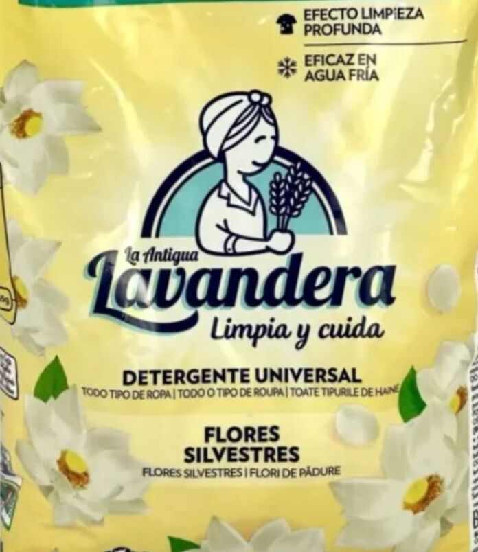 Порошок стиральный универсальный LA ANTIGUE LAVANDERA Полевые цветы, 0,88 кг  (желтый)