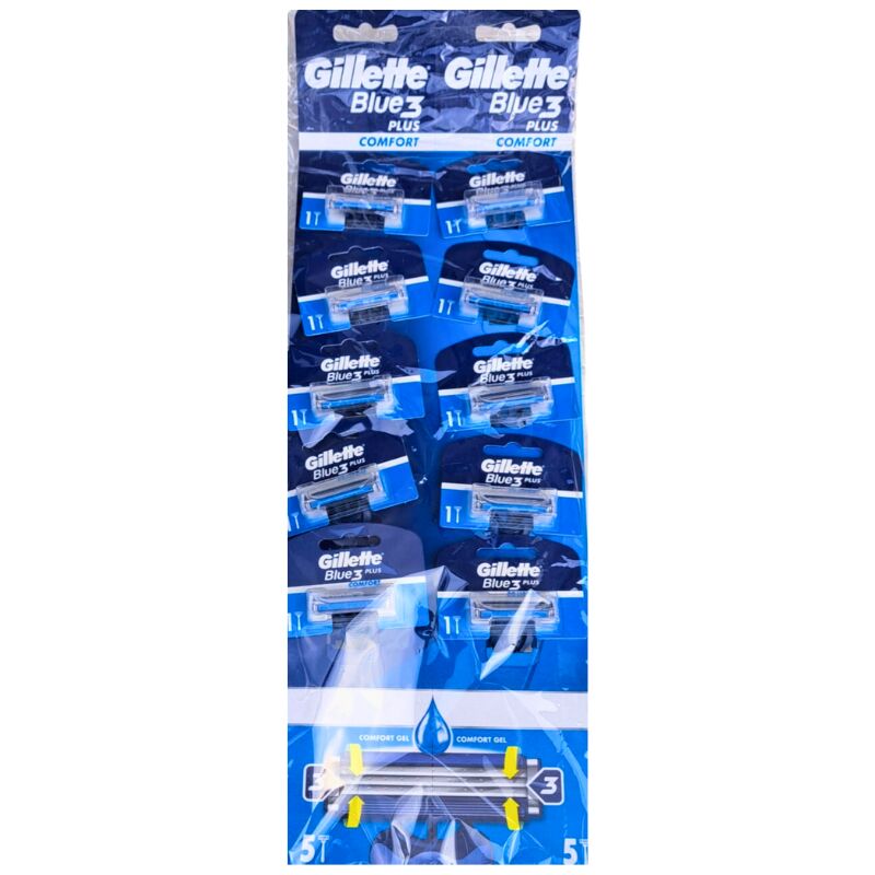 Одноразовые станки для бритья Gillette Blue 3 (10 шт)