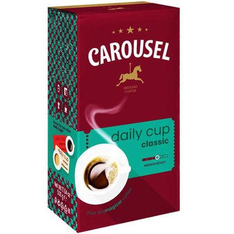 Кофе молотый Сarousel Daily Cup Classic 500гр