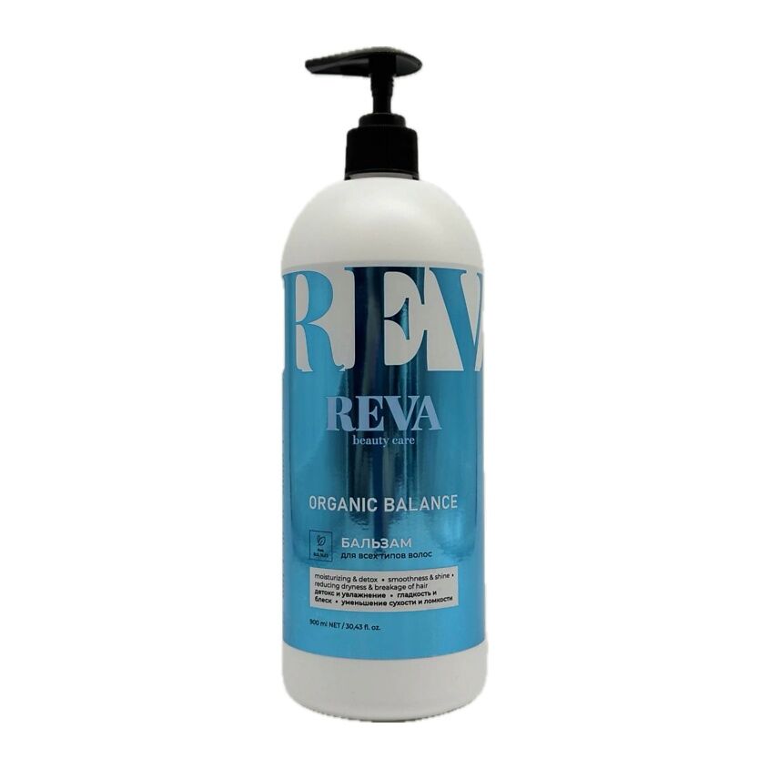 Бальзам Reva Beauty Care, ORGANIC BALANCE, бессульфатный, 900 мл