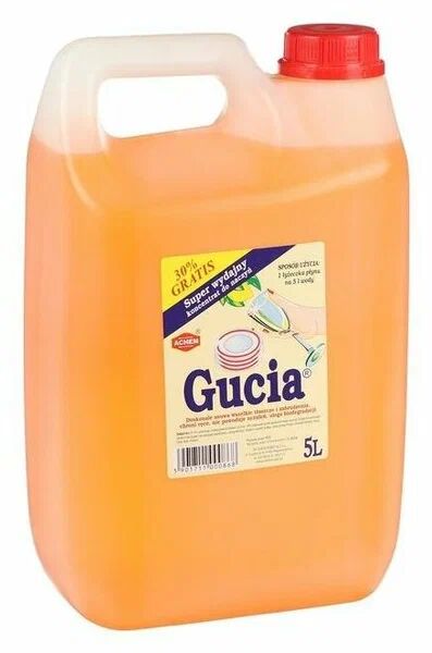 Gucia концентрат для мытья посуды оранжевый 5л