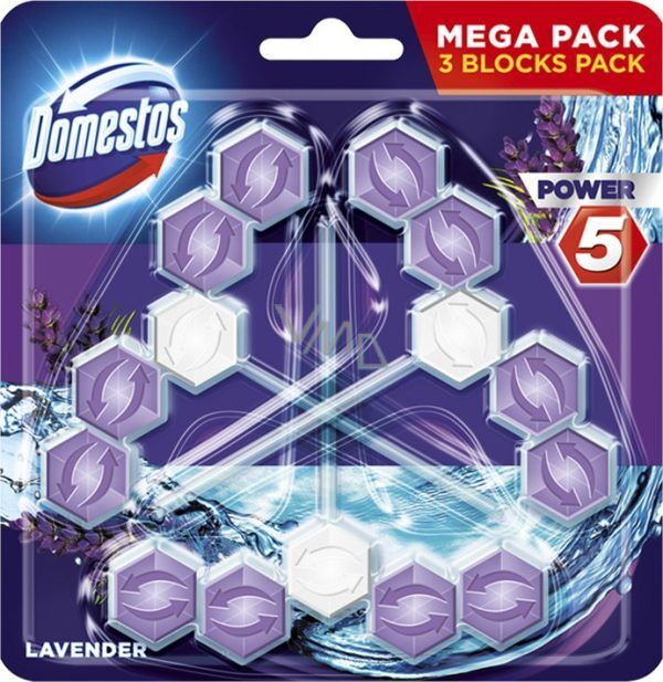 DOMESTOS подвесной блок 3x55г Лаванда