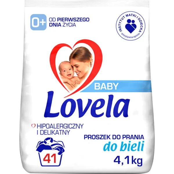 Lovela Baby Порошок для стирки белого белья гипоаллергенный детский 4,1кг (41стирка)