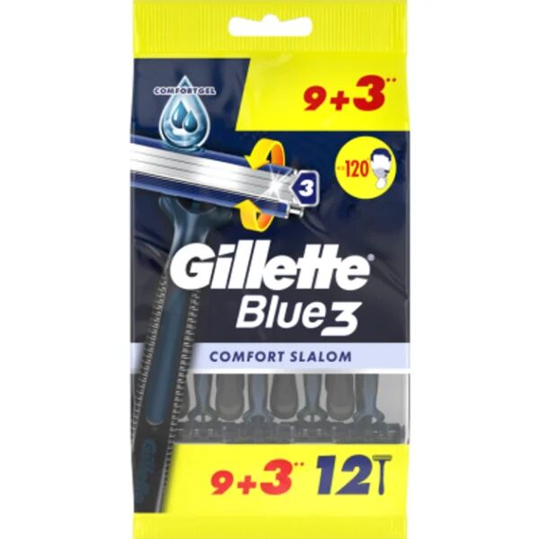 Gillette Blue3 Comfort Slalom 9+3шт. Одноразовые станки