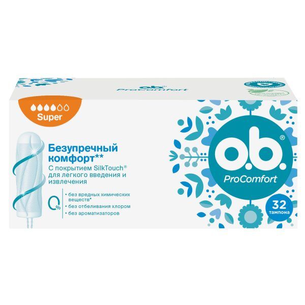 Тампоны OB pro Comfort Super 32 шт