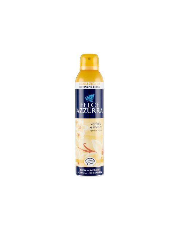 FELCE AZZURRA Освежитель воздуха 250мл Vanilla&Monoi Oil
