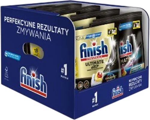 Finish набор таблеток для посудомоечных машин Ultim Plus 18*3шт и Ultim 20*6шт