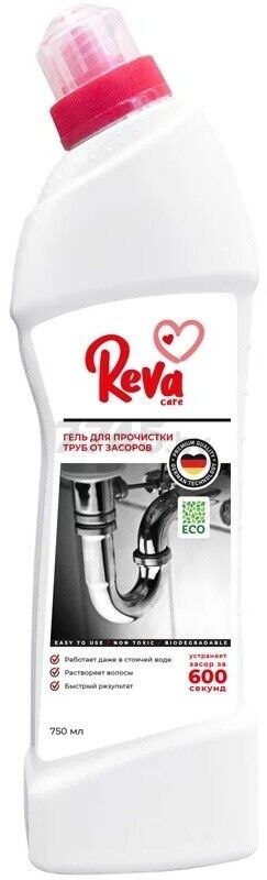 Гель для чистки сантехники Reva Care, 750 мл(S)