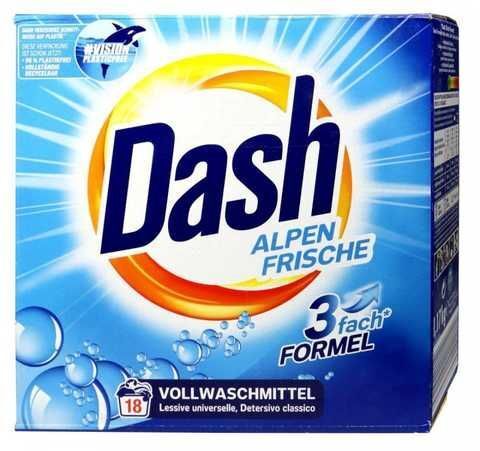 Dash Alpen Frische 3 fash FORMEL Стиральный порошок 1,17кг (18 стирок)