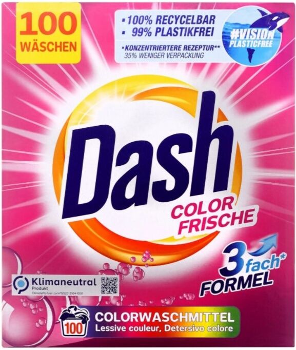 Dash Color Frische 3 fash FORMEL Стиральный порошок 6кг (100 стирок)