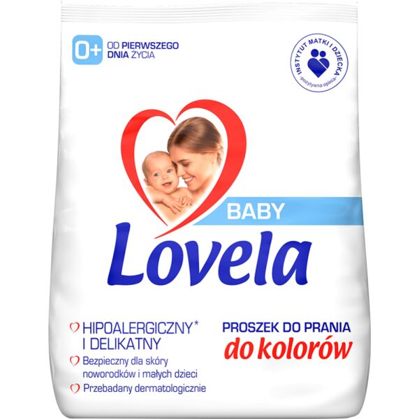 Lovela Baby Порошок д/стирки цветного белья гипоаллергенный детский 2,7кг (27стирок)