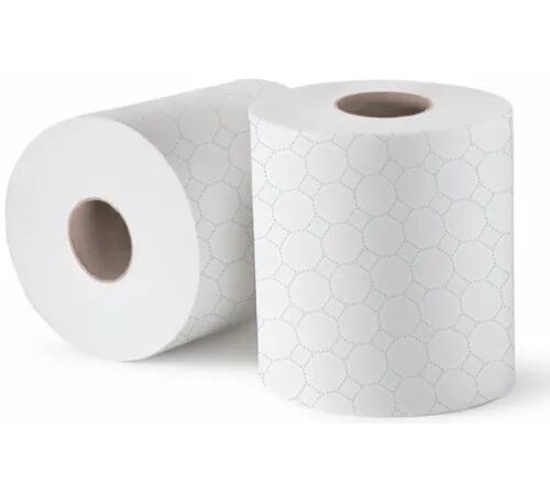 Бумажные полотенца «Belux Pro» 1 слой 120 м с цветным тиснением(втулка 38)