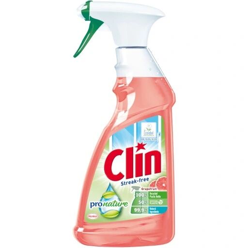 CLIN жидкое средство для мытья окон 500мл Грейпфрут