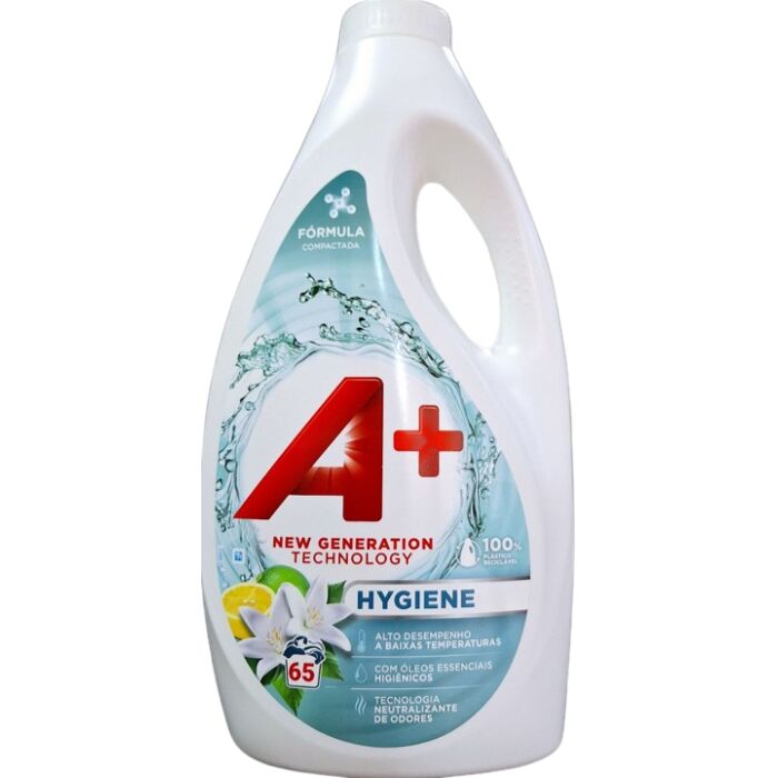 Гель для стирки  А+  Hygiene Aqua  Boost 2,925 л.