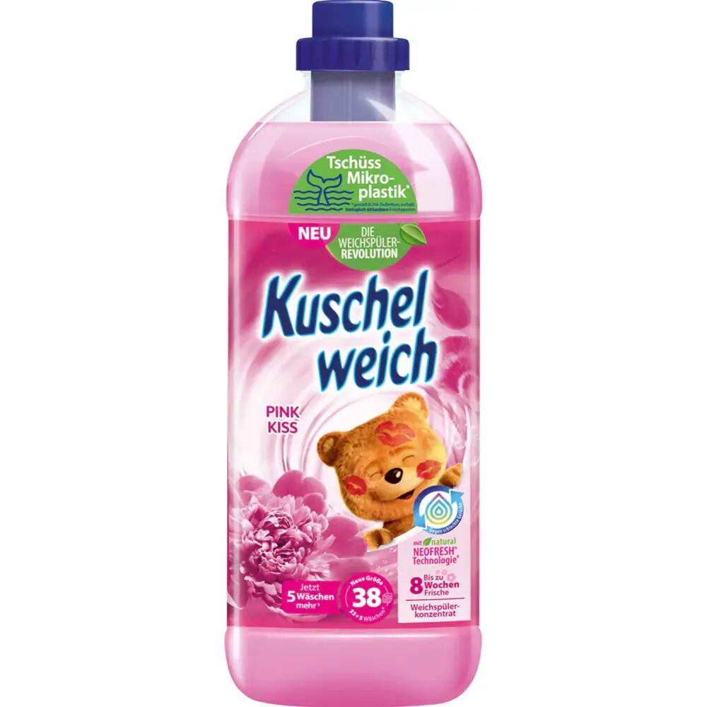 KUSCHELWEICH Кондиционер для белья 1л PINK KISS (38 стирок)