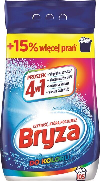 Bryza Средство моющее синтетическое порошкообразное Color 6,825кг (105 стирок)