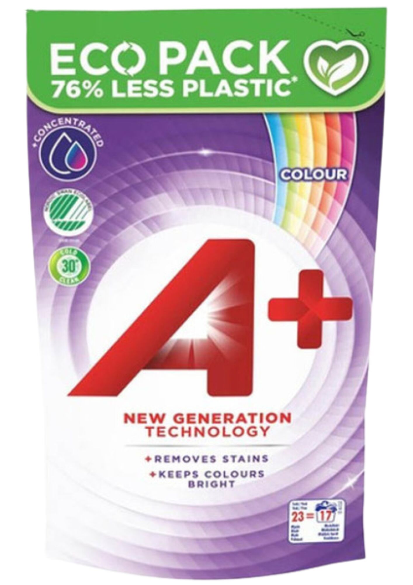 Гель А+ для стирки Color для цветного белья 920 мл (дойпак), 17 стирок