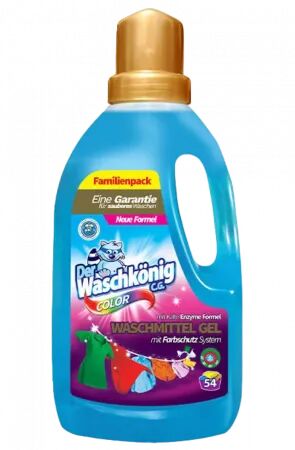 Гель для стирки цветных тканей Der Waschkоnig C.G. Color 1,625 л