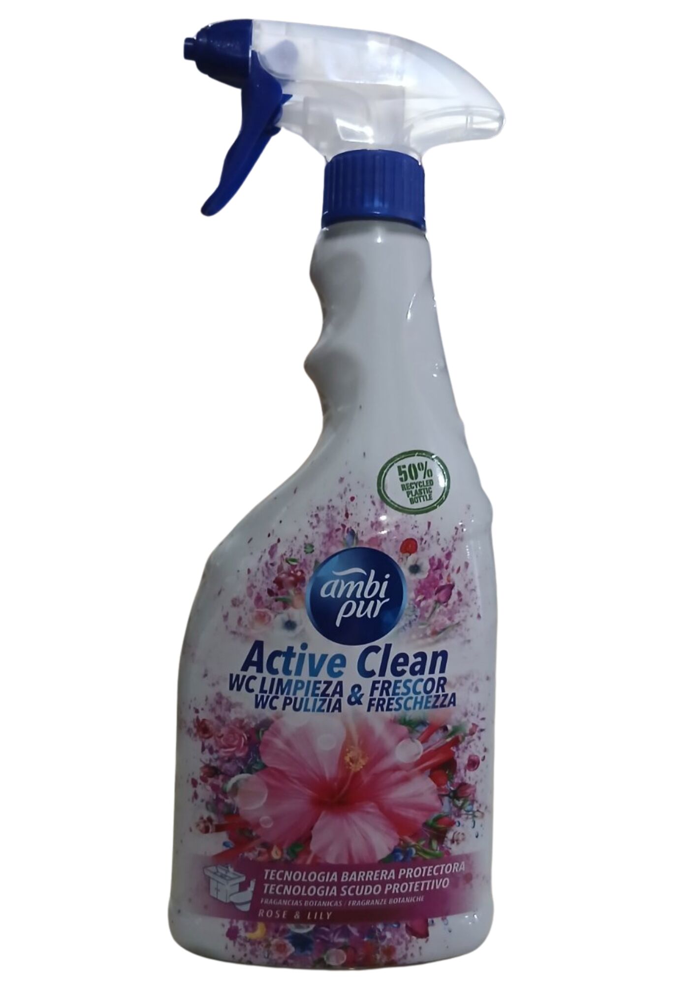 Спрей AMBI PUR для чистки туалета "ROSE & LILY" 750 мл