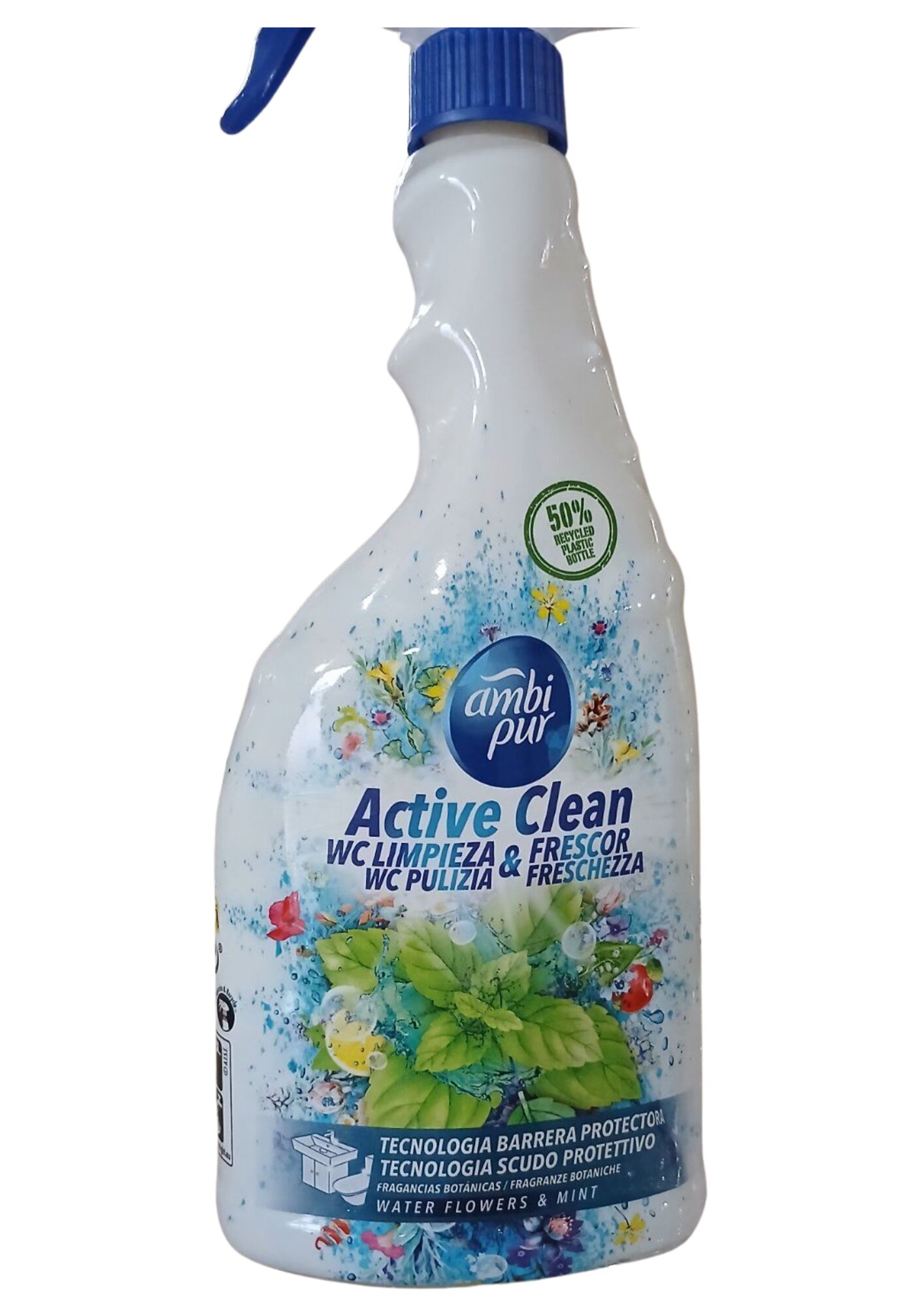 Спрей для чистки туалета AMBI PUR "WATER FLOWERS & MINT" 750 мл
