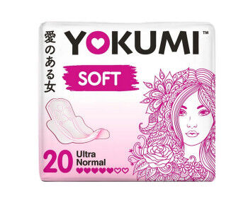 Прокладки женские гигиенические YOKUMI Soft Ultra Normal 20шт
