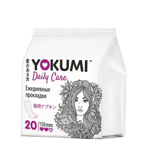 Прокладки женские ежедневные YOKUMI Daily care Classic, 20 шт