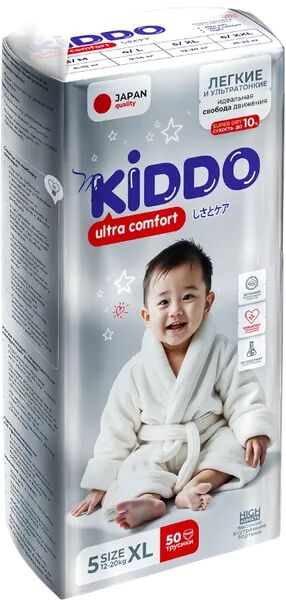 Подгузники-трусики для детей KIDDO Ultra comfort XL (12-20 кг) 50 шт