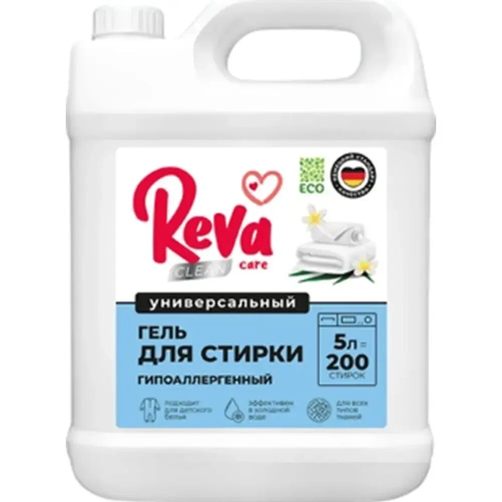 Гель для стирки универсальный REVA CARE NATURA, 5л