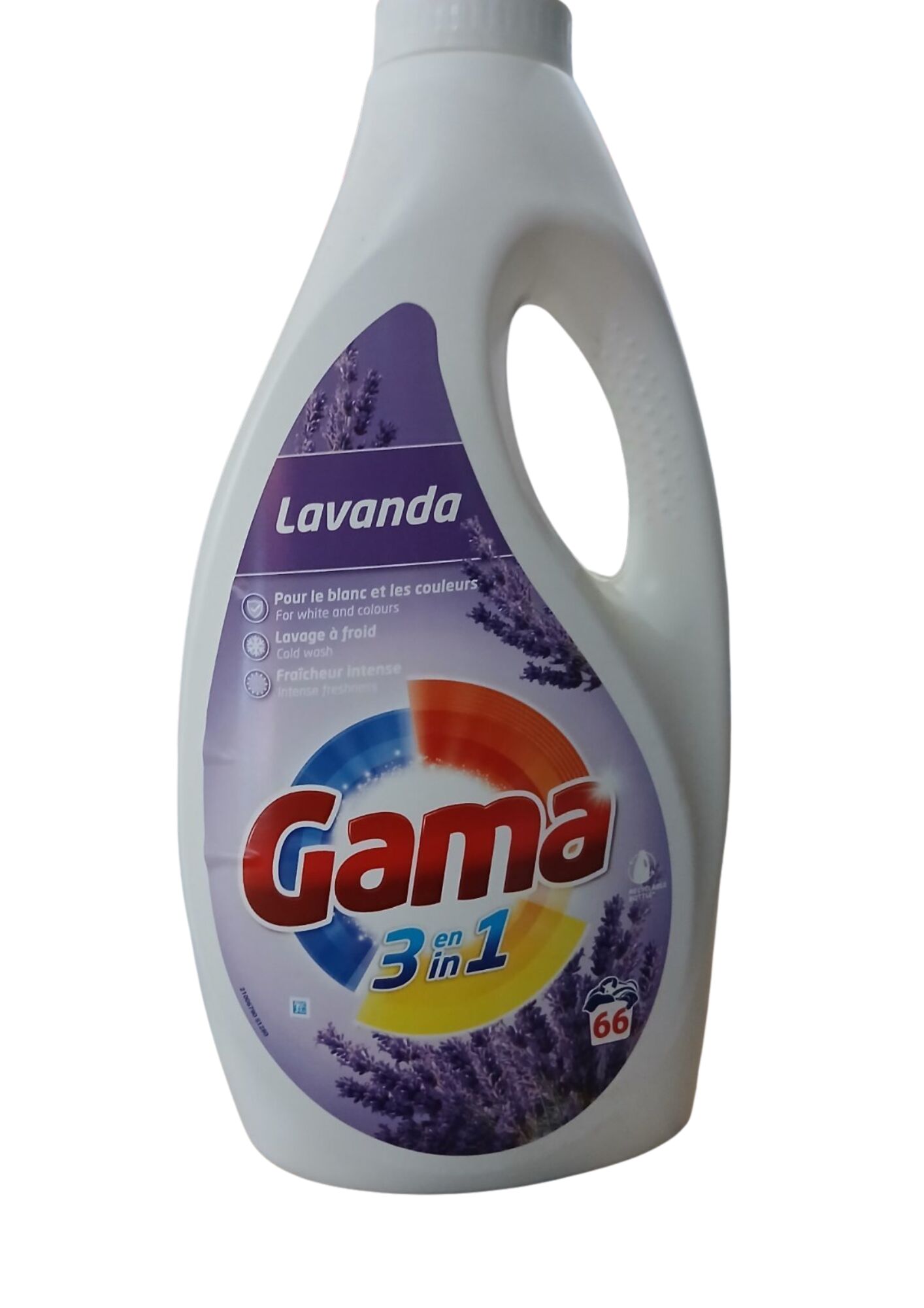 GAMA 3 в 1 LAVANDA гель для стирки универсальный 3 л, (66 стирок) 8435495849148