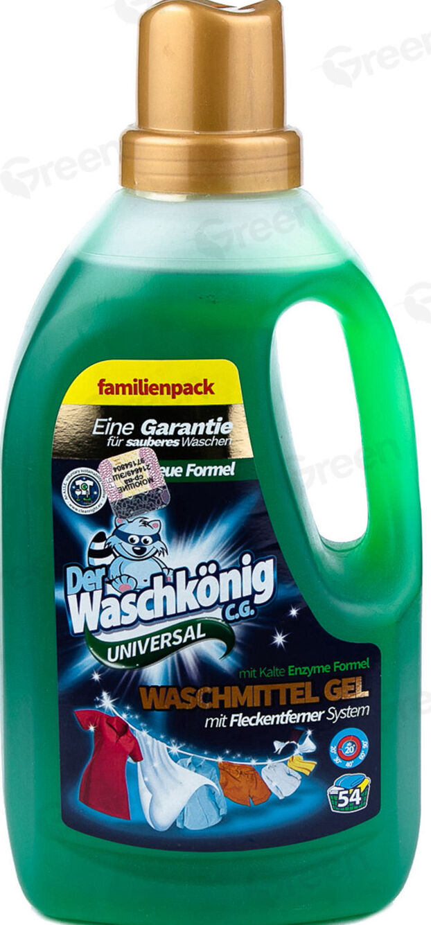Der Waschkonig C.G. Universal гель универсальный  для стирки  1,625 л, (54 стирки) 4260418930405