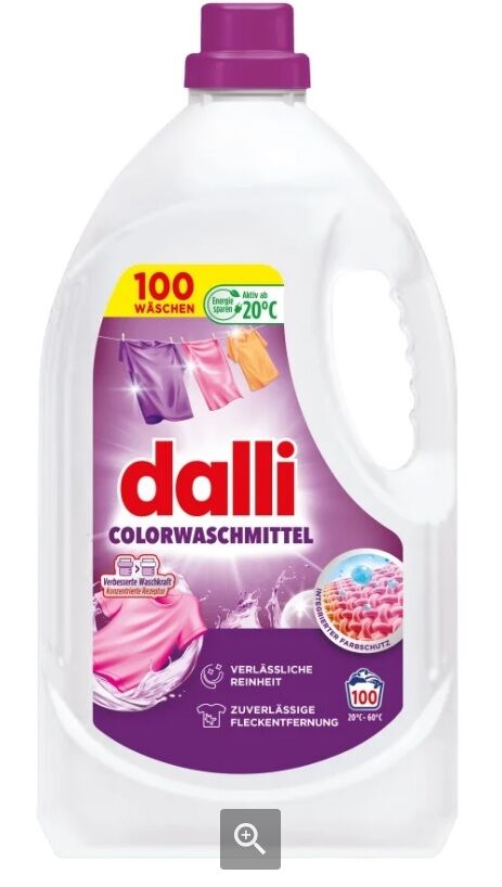 DALLI  Средство моющее для цветного белья COLORwaschmittel 4,5 л, (100 стирок) 4012400504787