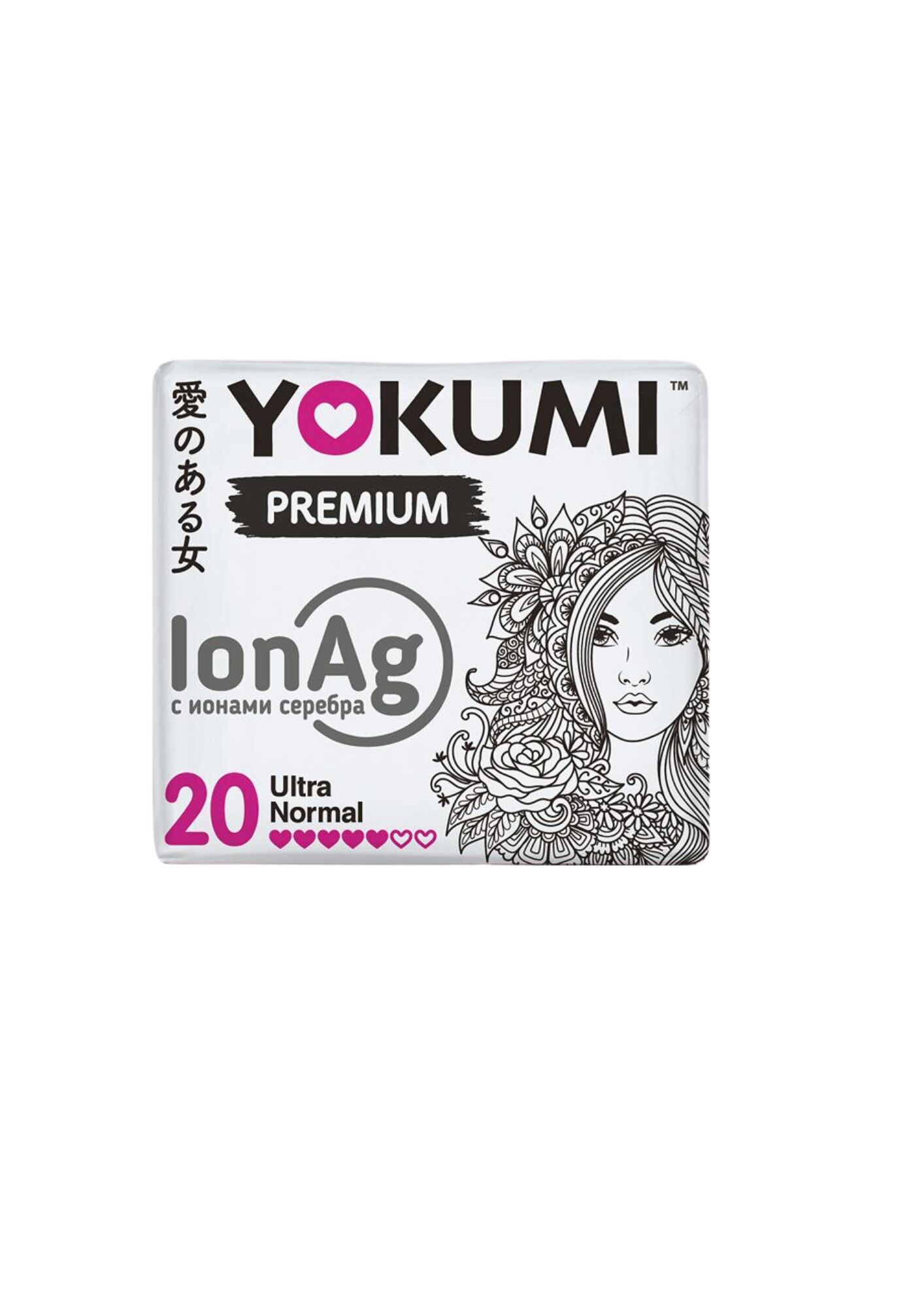 Прокладки женские гигиенические YOKUMI Premium Ultra Normal, 20шт 4610195401535