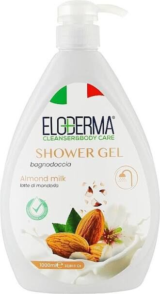 Eloderma Гель для душа Almond milk 600мл